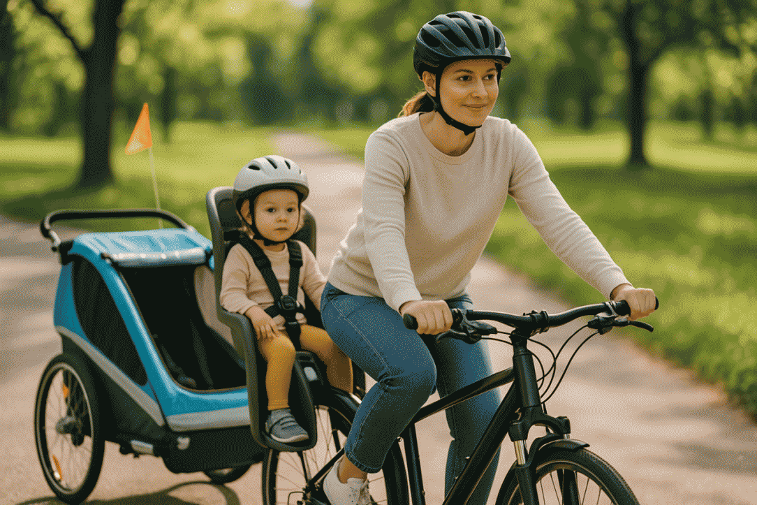 Foteliki rowerowe dla dziecka: 7 mitów, które mogą kosztować bezpieczeństwo