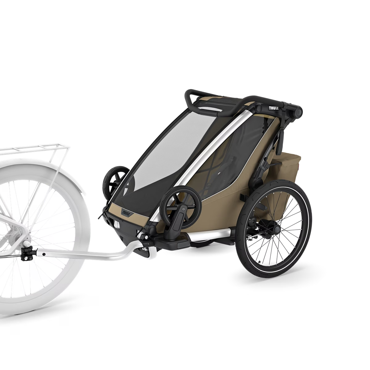 THULE CHARIOT CROSS 2 SINGLE przyczepka rowerowa | Faded Khaki