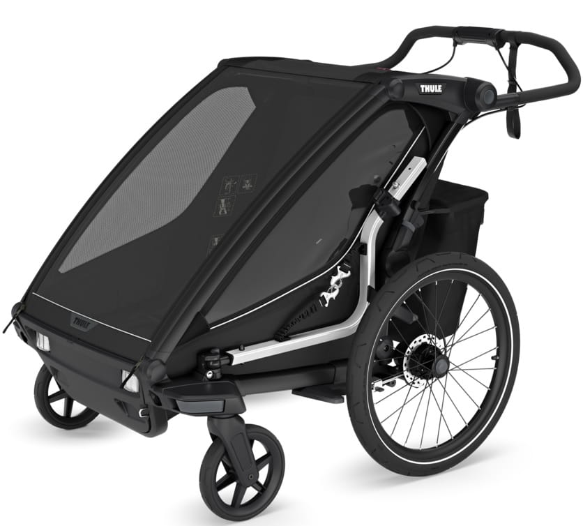 THULE CHARIOT SPORT 2 DOUBLE przyczepka rowerowa | Black