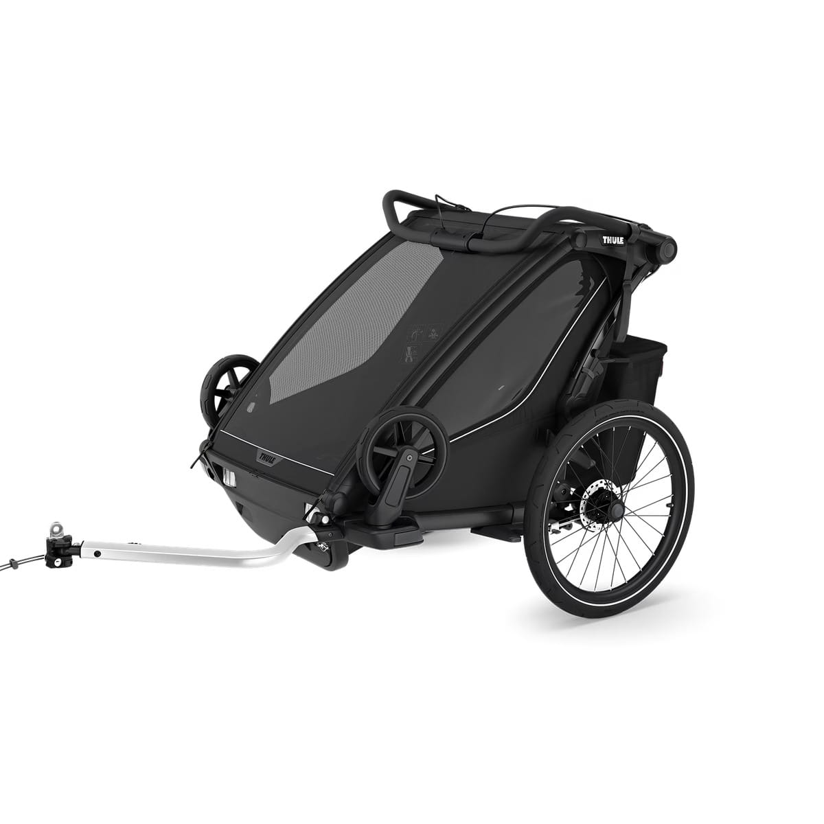 THULE CHARIOT SPORT 2 DOUBLE przyczepka rowerowa | Black