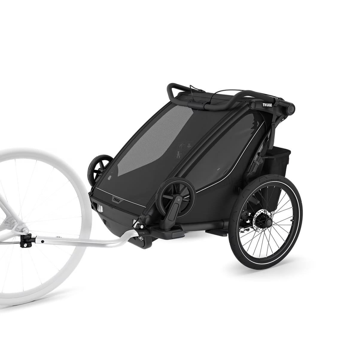THULE CHARIOT SPORT 2 DOUBLE przyczepka rowerowa | Black