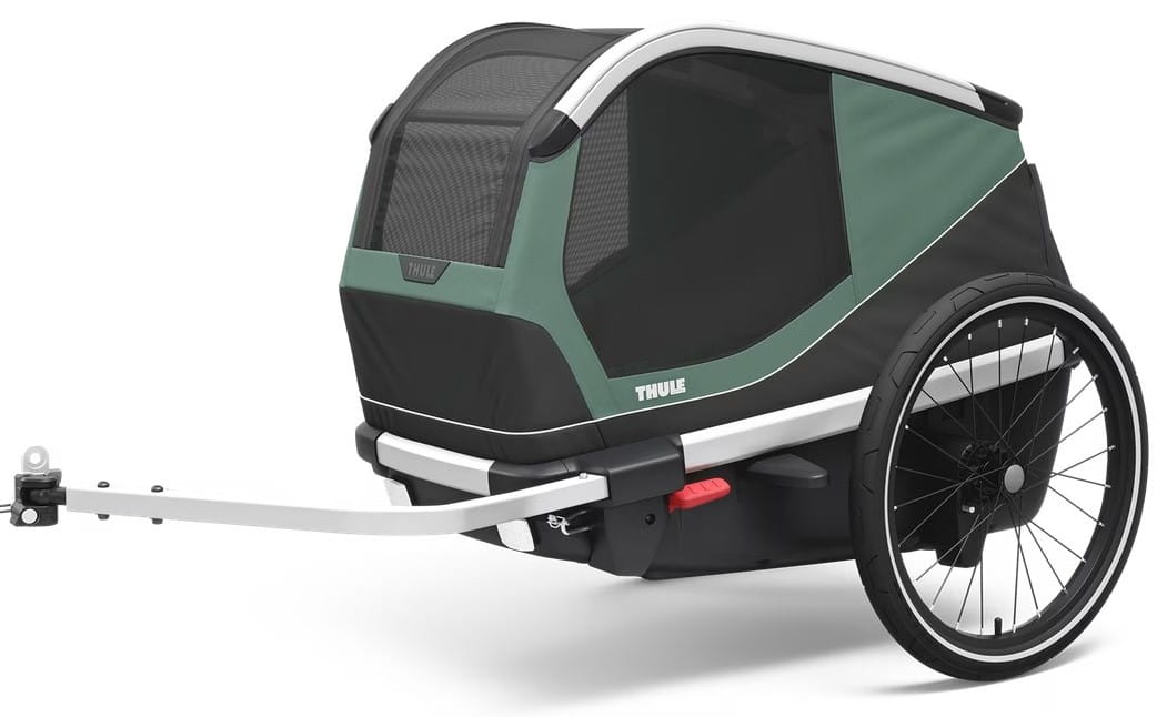 THULE BEXEY M przyczepka rowerowa dla psa | Hazy Green