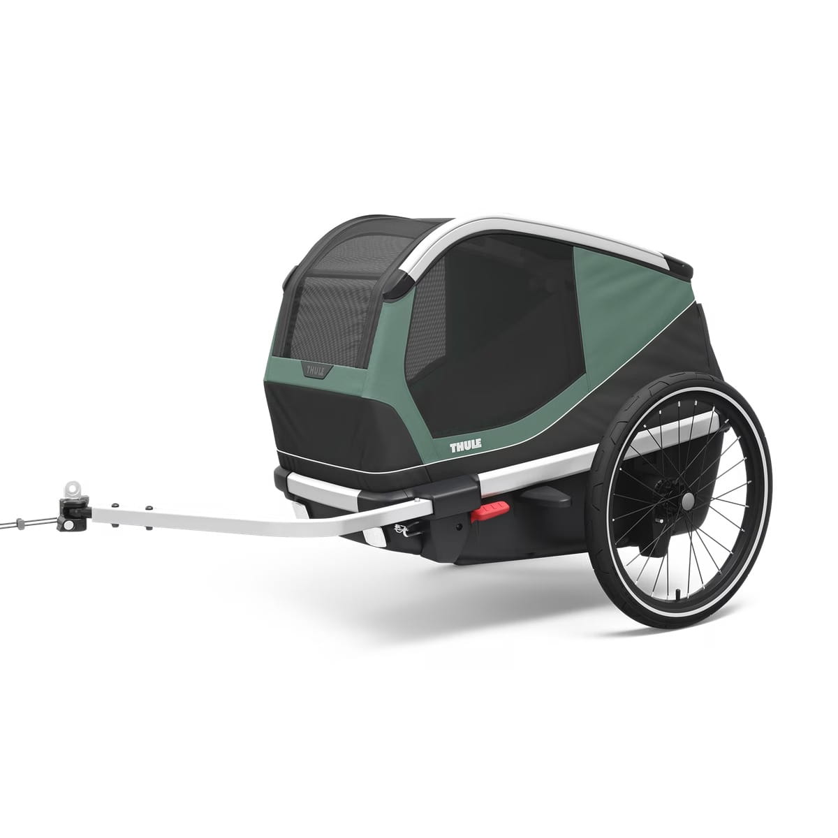 THULE BEXEY M przyczepka rowerowa dla psa | Hazy Green