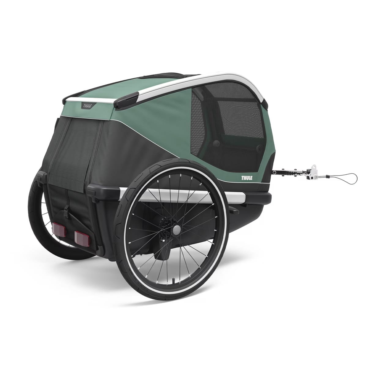 THULE BEXEY M przyczepka rowerowa dla psa | Hazy Green