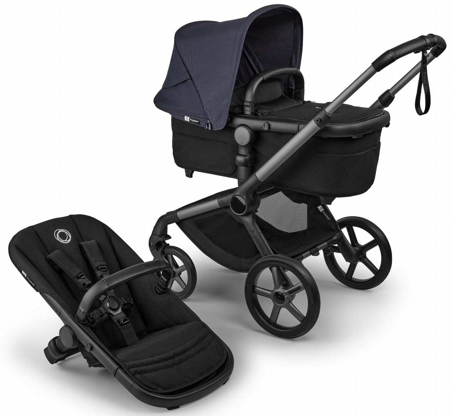 BUGABOO FOX 5 RENEW wózek dziecięcy 2w1 | Graphite / Deep Indigo