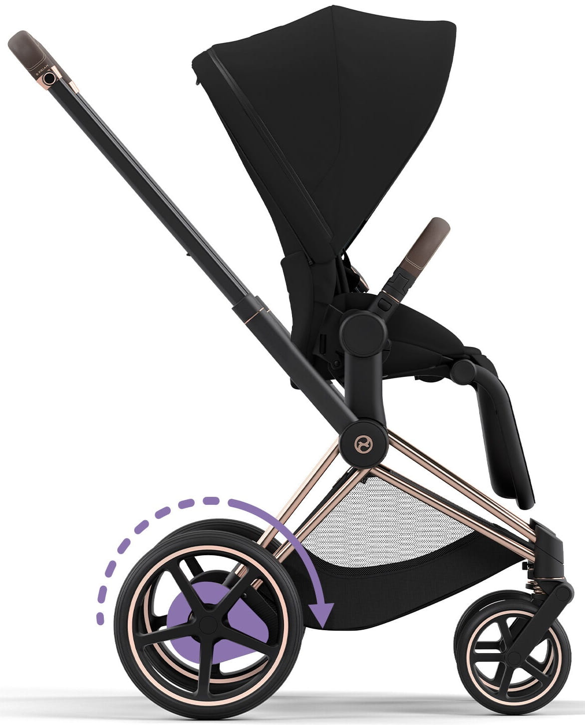 CYBEX e-PRIAM 4.0 elektryczny wózek dziecięcy 2w1 | zestaw z gondolą LUX