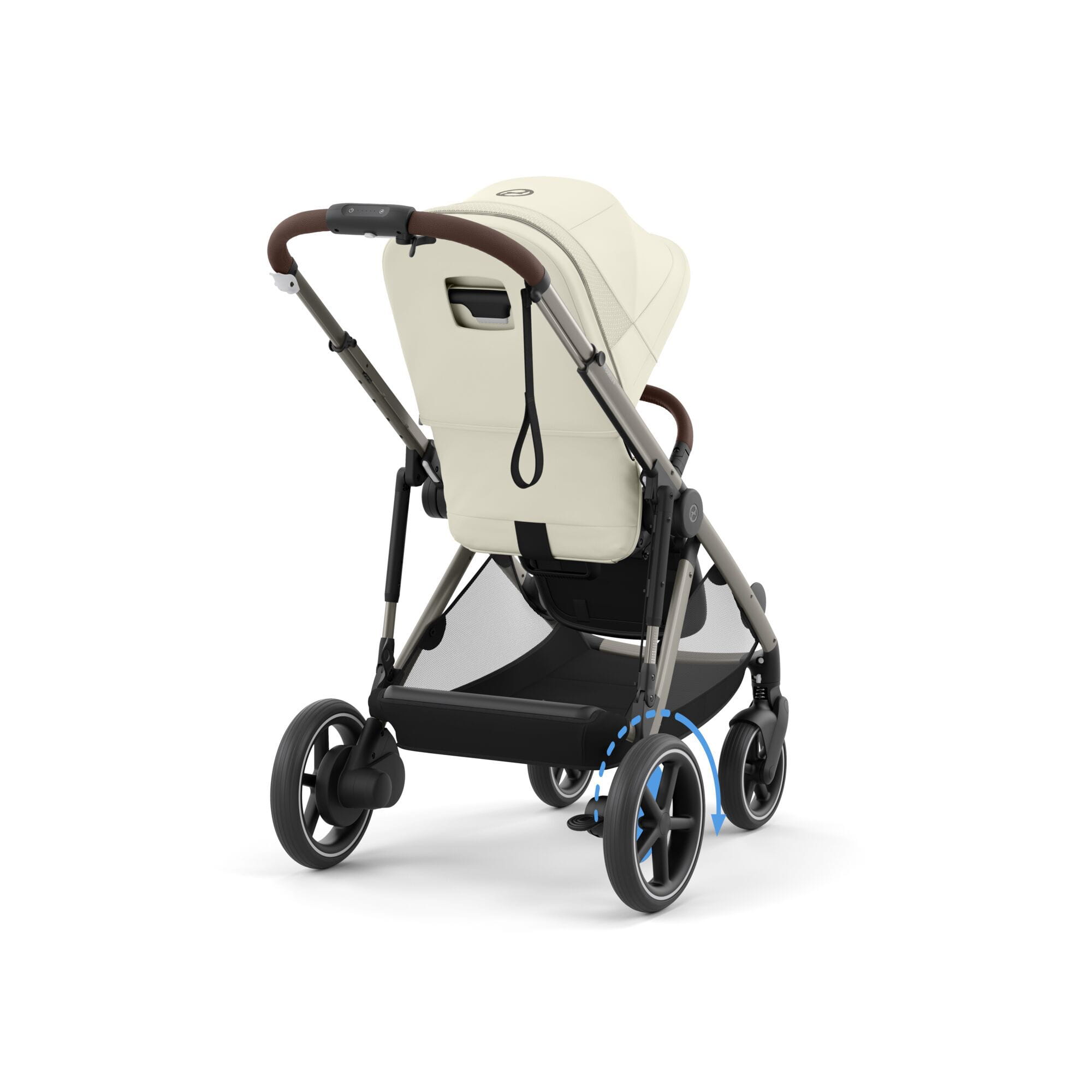 CYBEX e-Gazelle S elektryczny wózek 2w1 | Seashell Beige