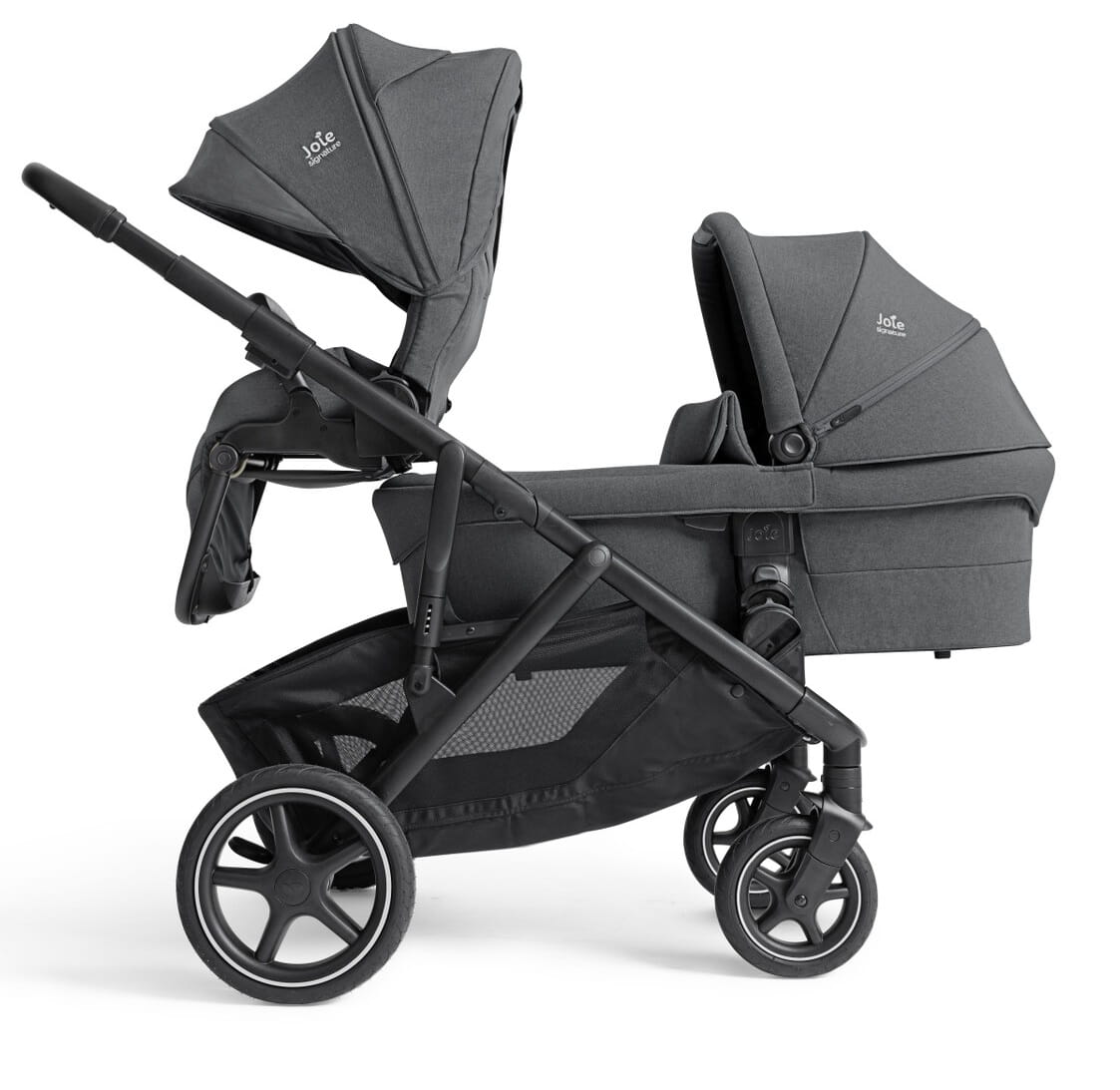 JOIE Signature VERSITI wózek bliźniaczy 2w1 | Ebony