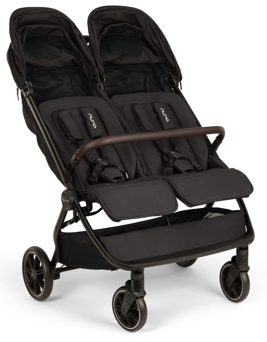 NUNA TRVL DUBL podwójny wózek spacerowy | Caviar