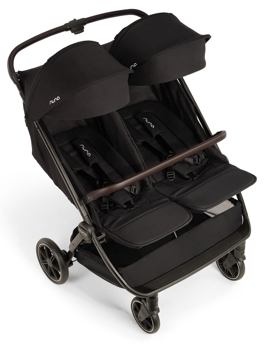 NUNA TRVL DUBL podwójny wózek spacerowy | Caviar
