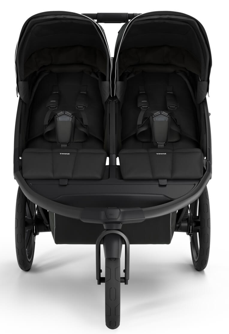THULE URBAN GLIDE 3 DOUBLE bliźniaczy wózek do biegania | Black