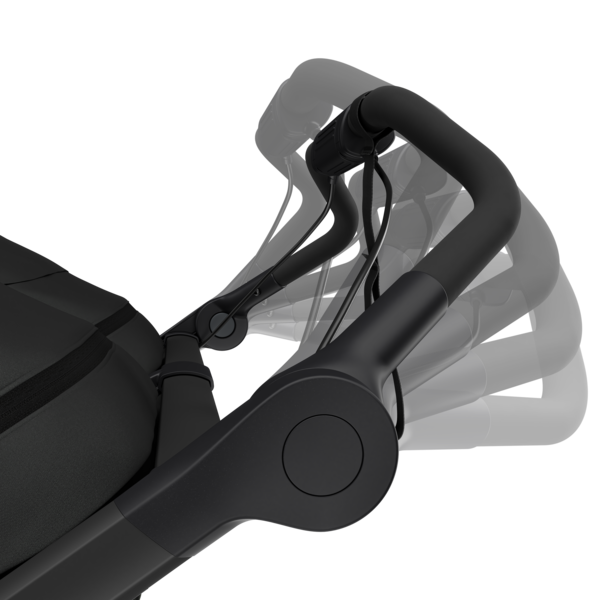 THULE URBAN GLIDE 3 DOUBLE bliźniaczy wózek do biegania | Black