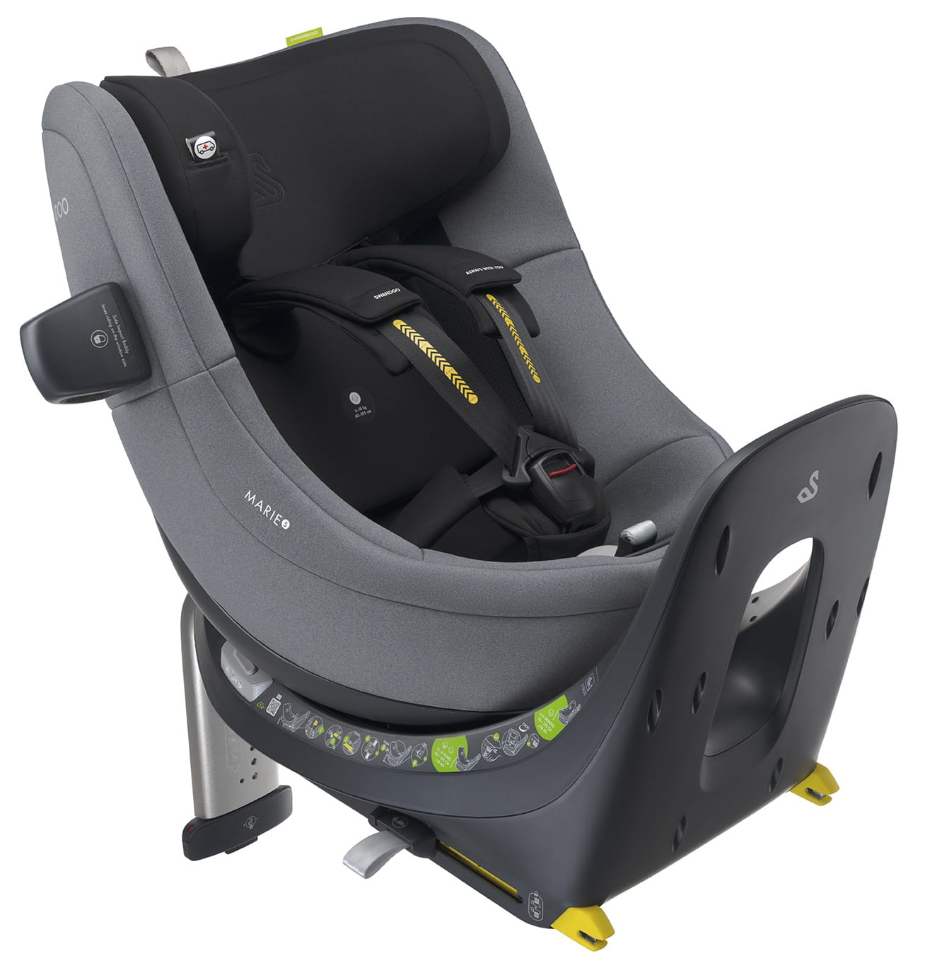 SWANDOO MARIE 5 fotelik obrotowy 40-105 cm | Seasame Grey