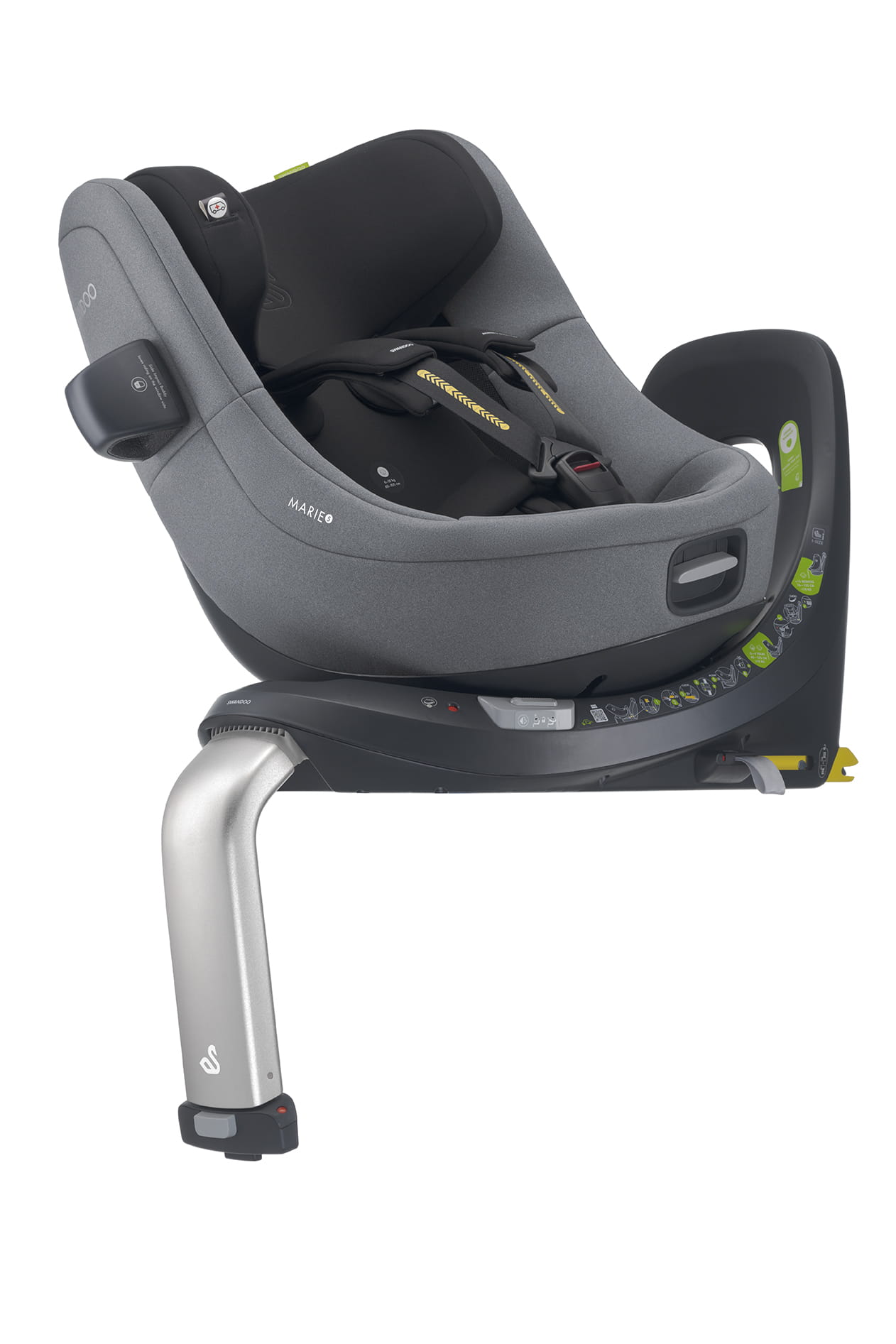 SWANDOO MARIE 5 fotelik obrotowy 40-105 cm | Seasame Grey