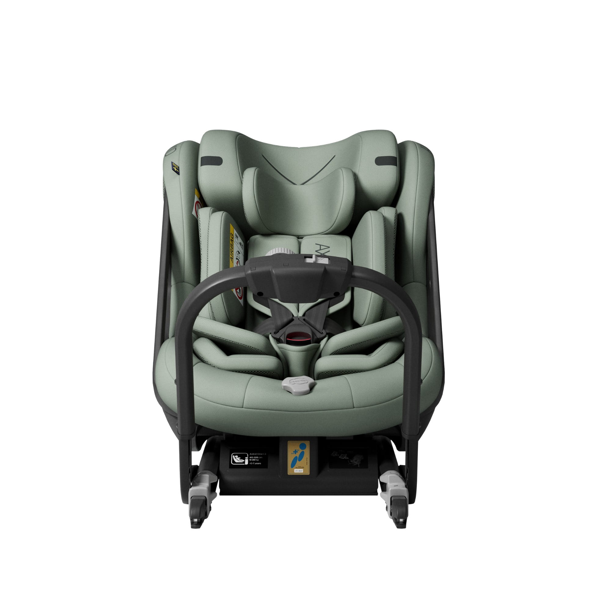 AXKID ONE 3+ fotelik RWF 40-125 cm | Nordic Bloom Green