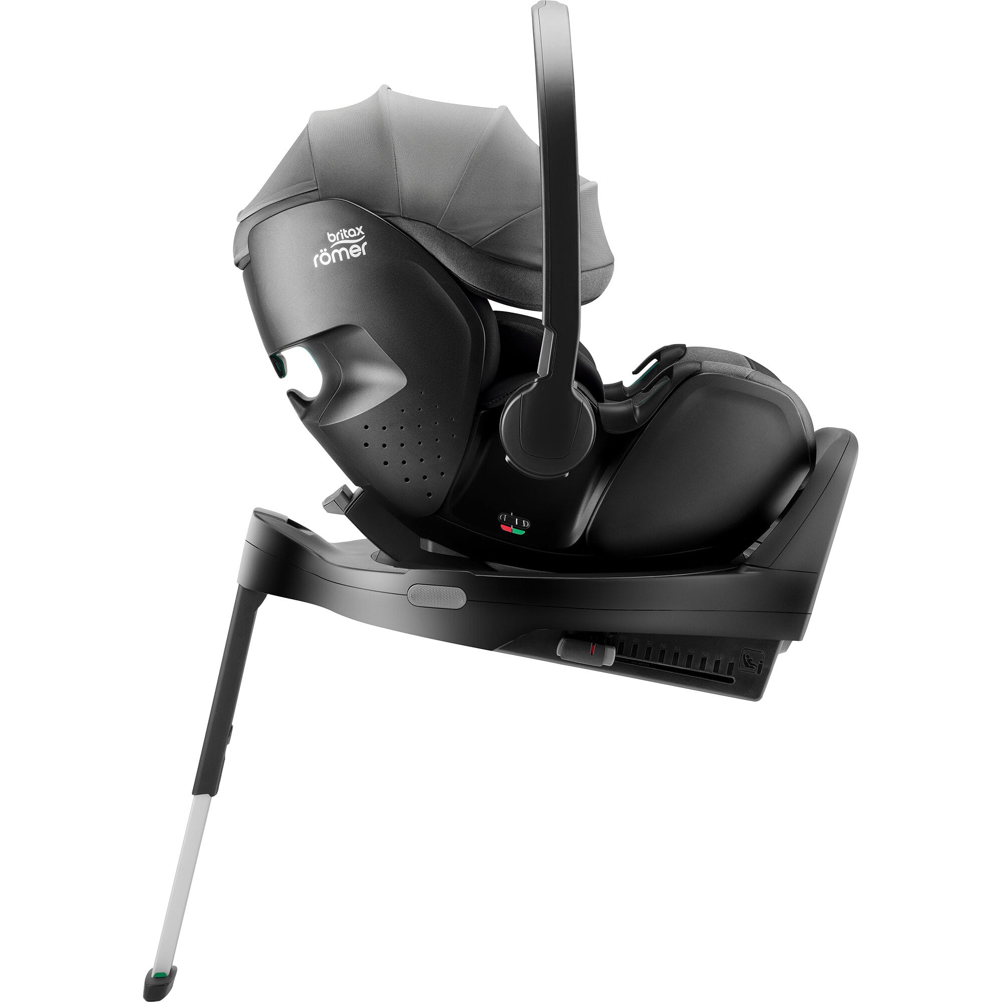 Britax Romer BABY-SAFE PRO fotelik dla noworodka | kolekcja 2025 | Mineral Grey | Baza ISOFIX