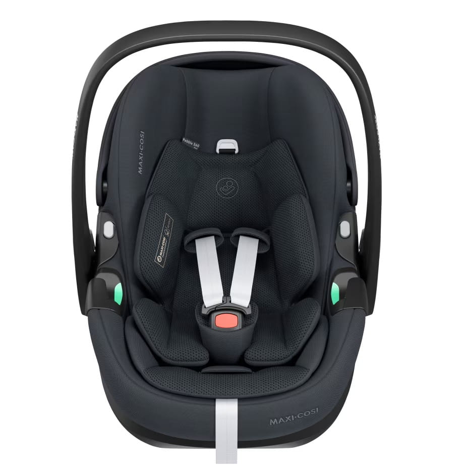 MAXI-COSI PEBBLE 360 PRO2 fotelik dla noworodka + baza ISOFIX FamilyFix 360 PRO | Essential Graphite