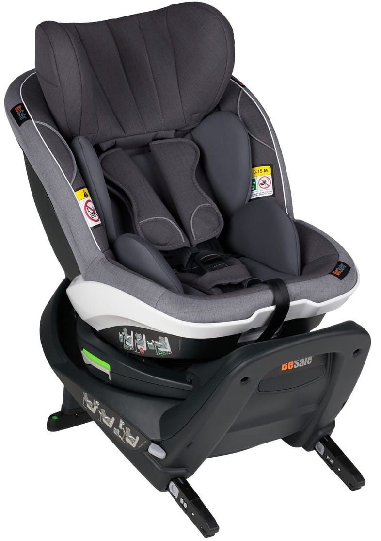 BESAFE iZi TURN i-Size fotelik obrotowy 61-105 cm | Metalic Melange