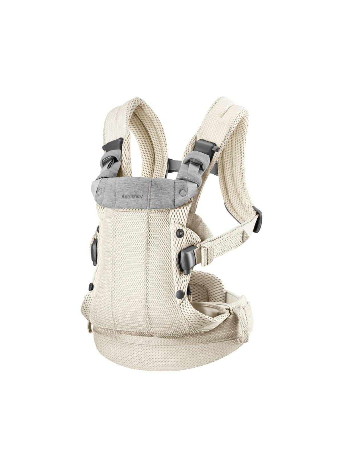 BABYBJORN  HARMONY 3D MESH nosidełko dziecięce | Kremowy