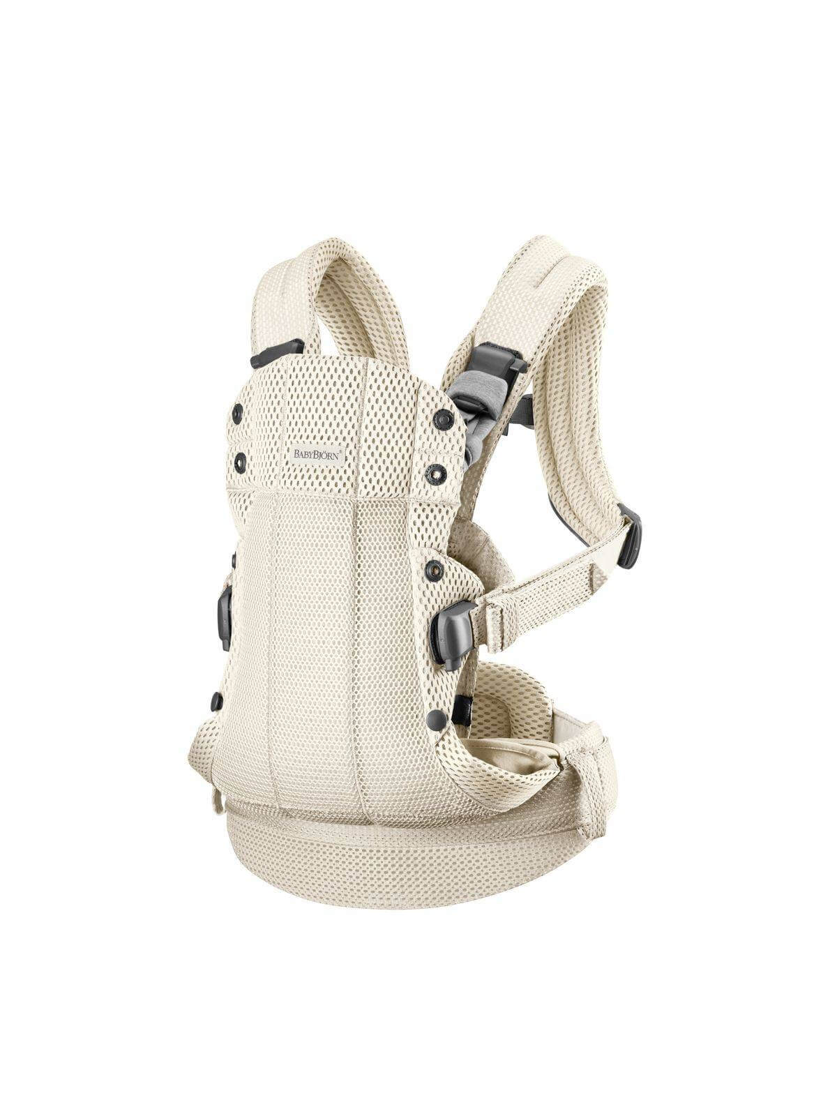 BABYBJORN  HARMONY 3D MESH nosidełko dziecięce | Kremowy