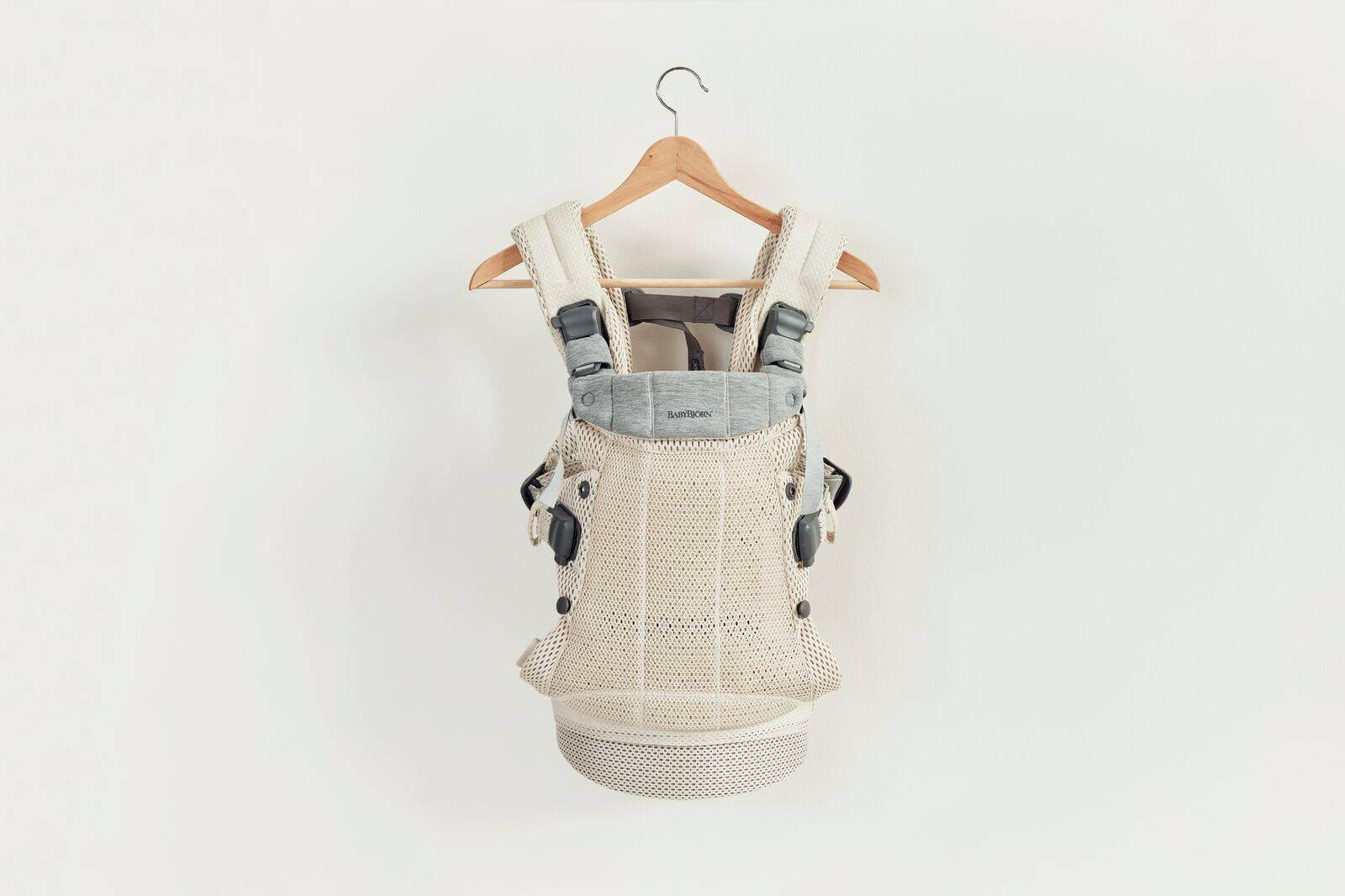BABYBJORN  HARMONY 3D MESH nosidełko dziecięce | Kremowy