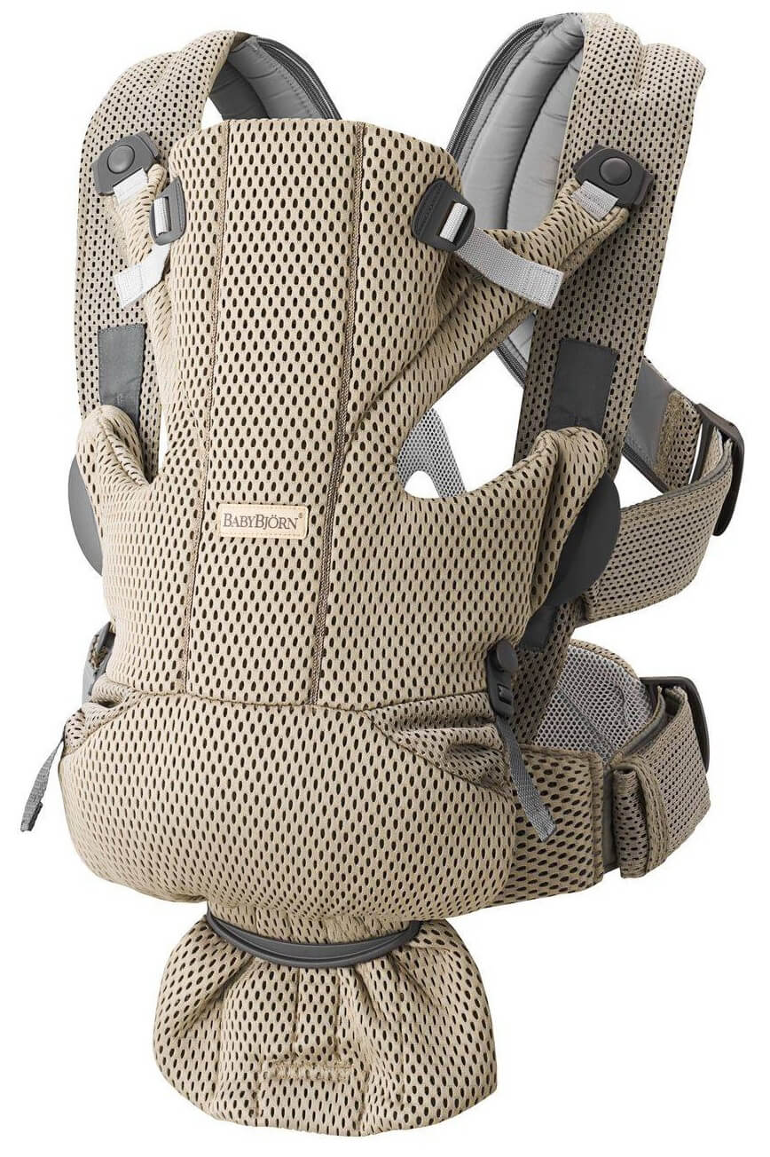 BABYBJORN MOVE 3D MESH nosidełko dziecięce | Szary Beż