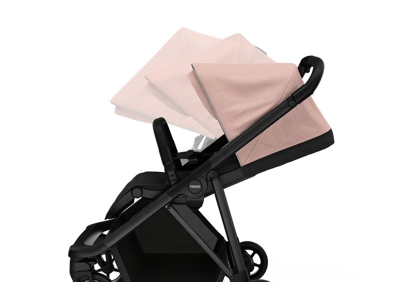 THULE SHINE wózek dziecięcy 2w1 | Misty Rose on Black