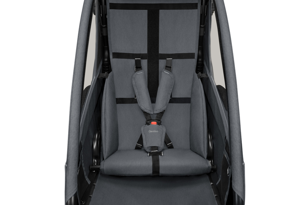 QERIDOO QUPA 1 przyczepka rowerowa gray