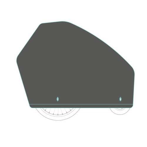 QERIDOO pokrowiec do przechowywania przyczepki