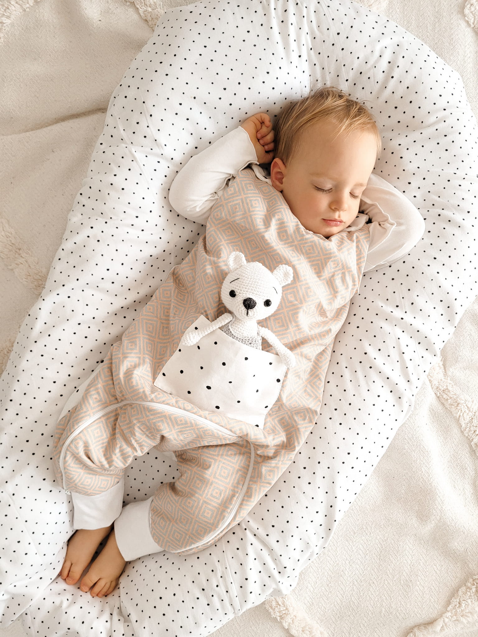 Ocieplany śpiworek z kieszonką 1-1,5roku (TOG 2)