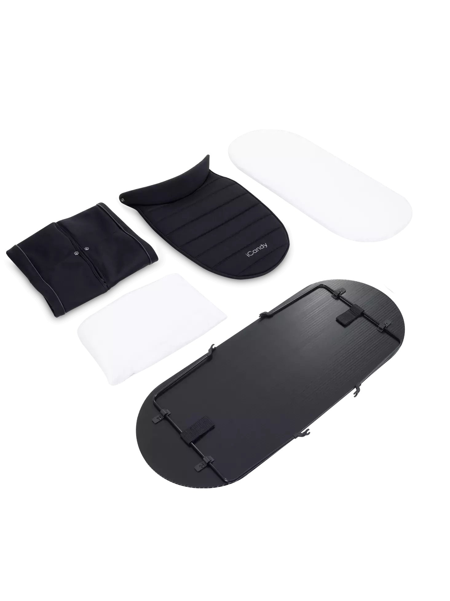 iCandy Peach 7, Tapicerka drugiej gondoli, Black