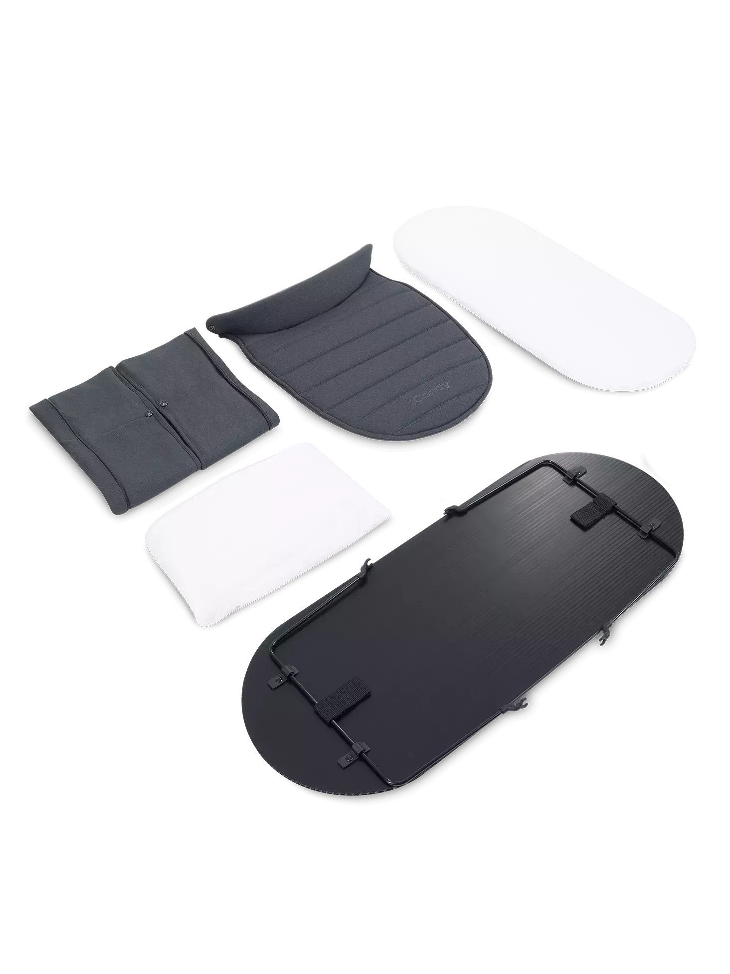 iCandy Peach 7, Tapicerka drugiej gondoli, Dark Grey