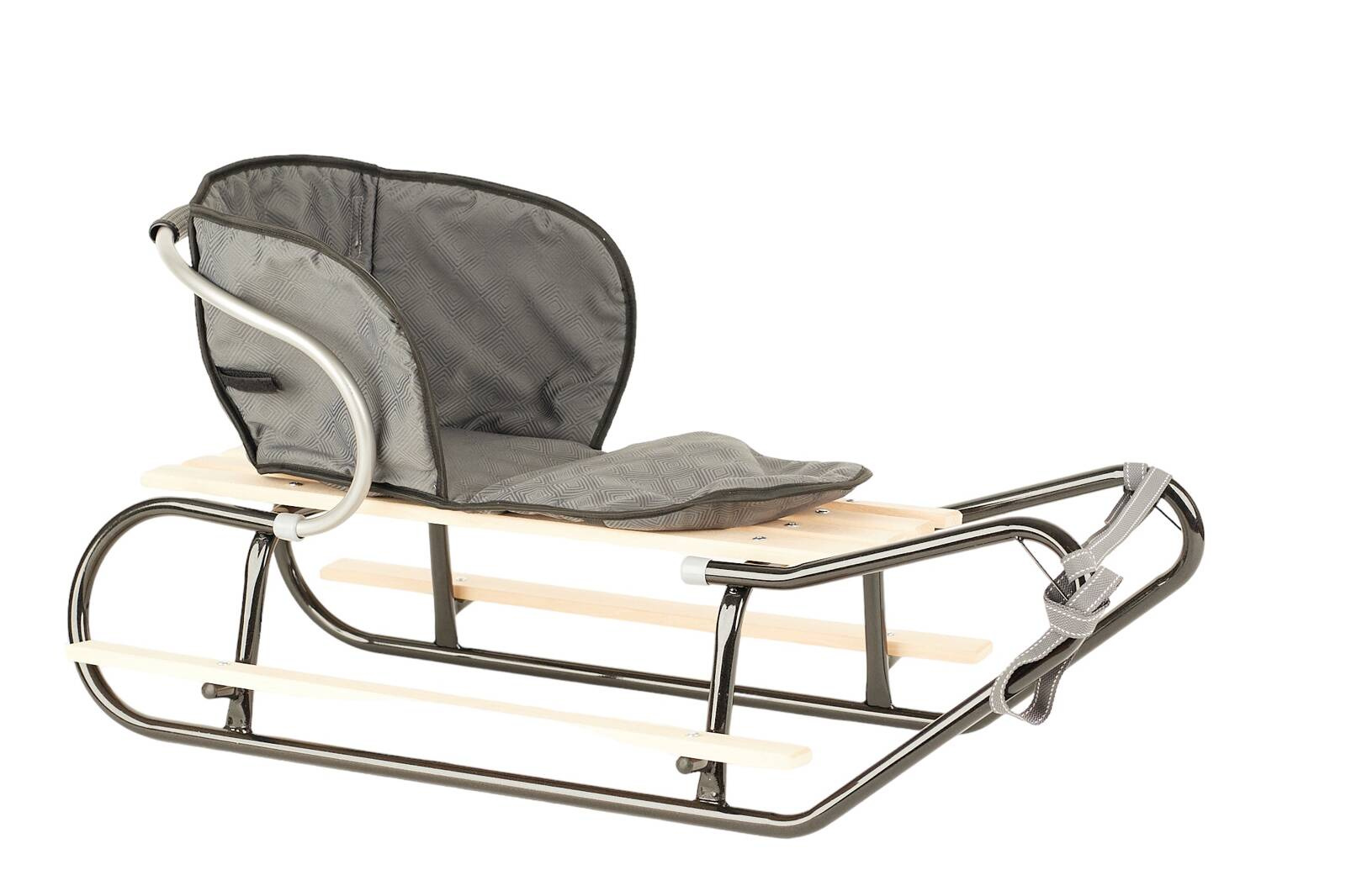 Sanki DUO-MAX duże sanki z podnóżkami+materacyk