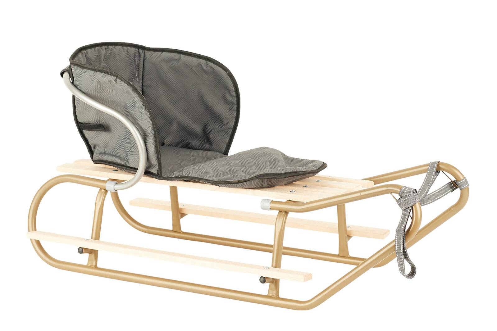 Sanki DUO-MAX duże sanki z podnóżkami+materacyk