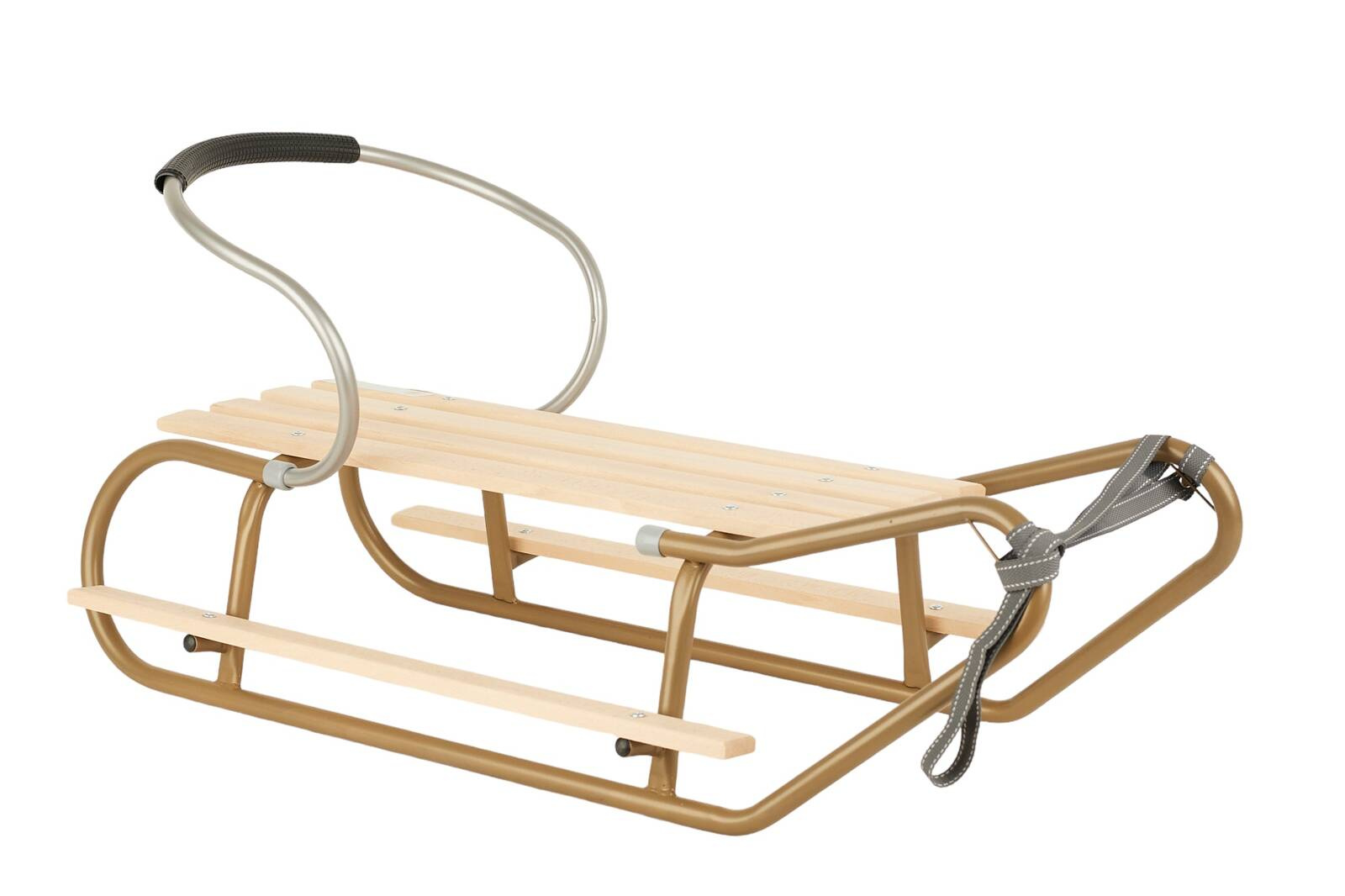 Sanki DUO-MAX duże sanki z podnóżkami+materacyk