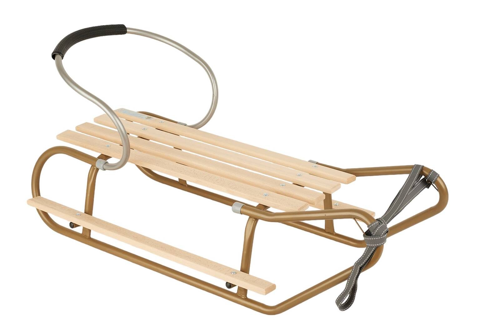 Sanki DUO-MAX duże sanki z podnóżkami+materacyk